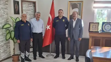 Başkan İlbey, İtfaiye Haftası'nda İtfaiyecileri Ağırladı
