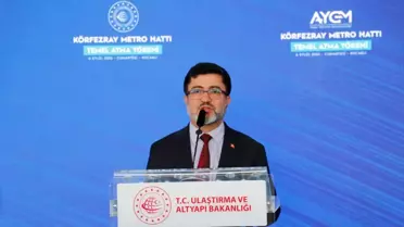 Ulaştırma ve Altyapı Bakanı Uraloğlu, Körfezray Metro Hattı Temel Atma Töreni'nde konuştu Açıklaması