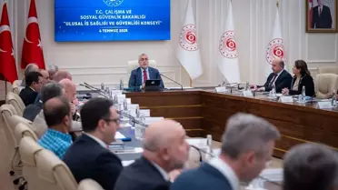 'Ulusal İş Sağlığı ve Güvenliği Konseyi' başkentte toplandı