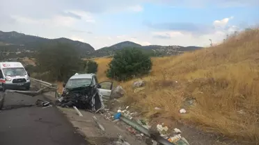 Uşak'ta Trafik Kazası: 4 Yaralı