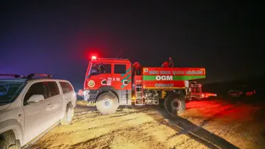 Banaz'daki Yangın Kontrol Altına Alındı