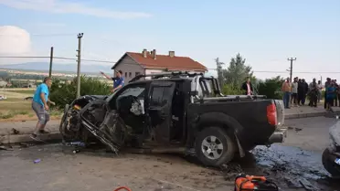 Uşak'ta Trafik Kazasında Bir Ölü, Bir Yaralı