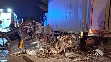 Uşak'ta Trafik Kazası: Sürücü Hayatını Kaybetti
