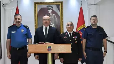 Vali Soytürk Jandarma Komutanı'nı Ziyaret Etti