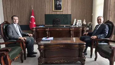 Vali Usta'dan Kaymakam Doğan'a Ziyaret