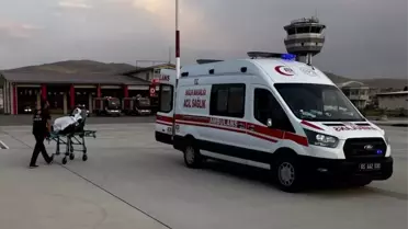 79 Yaşındaki Hasta Helikopterle Van'a Sevk Edildi