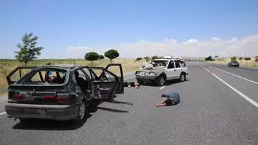 Van'da Trafik Kazası Tatbikatı