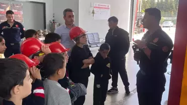 İtfaiye Haftası'nda Özel Öğrenciler Ziyarette Bulundu