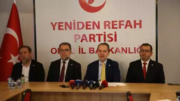 Fatih Erbakan Giresun'da Kongreye Katıldı