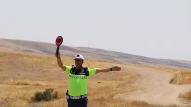 Yozgat'ta Helikopterli Trafik Denetimi