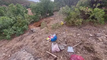 Yozgat'ta İzinsiz Kazı Operasyonu