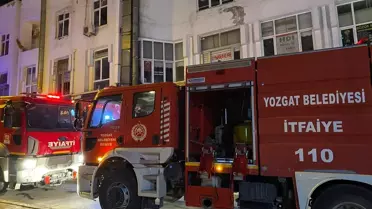 Yozgat'ta Kafede Yangın