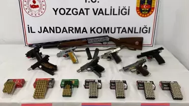 Yozgat'ta Ruhsatsız Silah Operasyonu