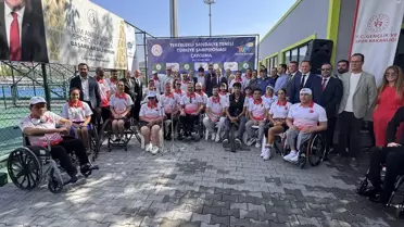 Çaycuma'da Tekerlekli Sandalye Tenisi Şampiyonası Tamamlandı