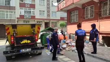 Esenler'de Yaşlı Kadının Dairesinden 7 Kamyon Çöp Çıktı