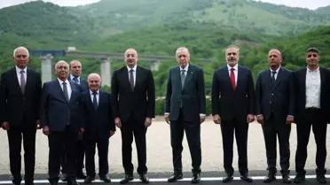 Erdoğan ve Aliyev, Azerbaycan'da Havalimanı Açılışını Gerçekleştirdi