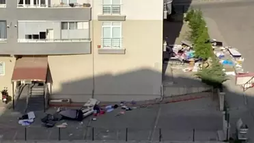 Nevşehir'de Sinir Krizi Geçiren Şahıs Balkonundan Eşya Attı