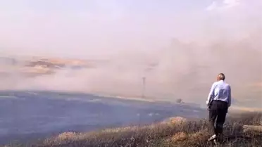 Kozluk'ta 60 Dönüm Buğday Tarlasını Yakan Yangın