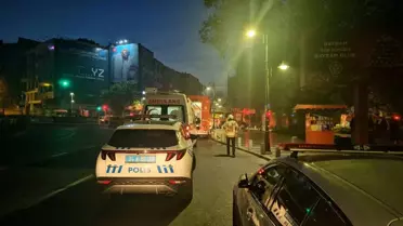 Beşiktaş'ta Restoran Yangını