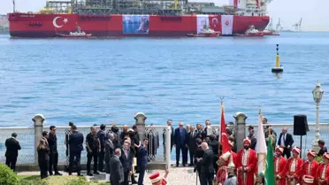 Cumhurbaşkanı Erdoğan 'Osman Gazi' platformunu Dolmabahçe'den uğurladı