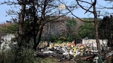 Güney Kore'de Askeri Uçak Düştü