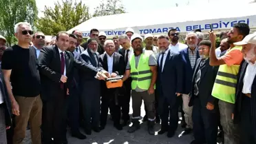 Tomarza'da Yavuzselim Salihler Camii'nin Temeli Atıldı