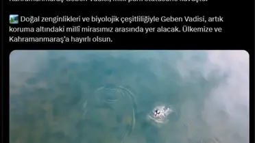 Geben Vadisi Milli Park Oldu
