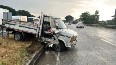 Kamyonetin Çarpması: 1 Ölü, 1 Yaralı