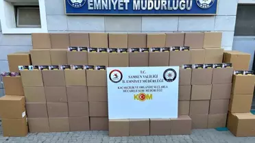 Samsun'da 2,2 Milyon Kaçak Makaron Ele Geçirildi