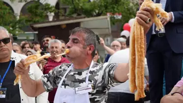 Börek yeme yarışması için günlerce aç kaldılar