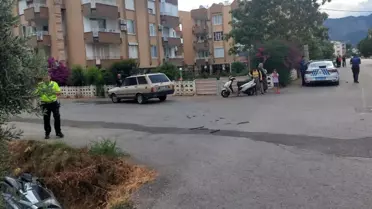 Mersin'de Motosiklet Kazası: Sürücü Yaralı