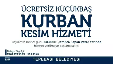 Tepebaşı Belediyesi Kurban Bayramı İçin Kesim Alanlarını Hazırladı