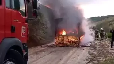 Eskişehir'de Belediye Otobüsü Yangını