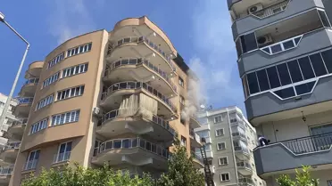 Aydın'da Apartman Yangını Kısa Sürede Söndürüldü