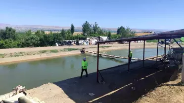 Diyarbakır'da Sulama Kanalında Kayıp Arama Çalışması