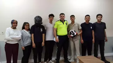 Karacasu'da Öğrencilere Trafik Eğitimi