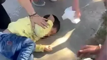 Motosiklet Çocuğa Çarptı