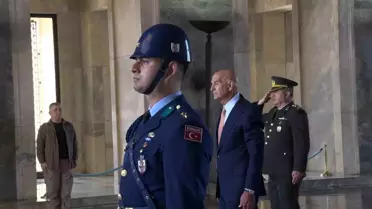 Büyükelçi Barrack Anıtkabir'i Ziyaret Etti