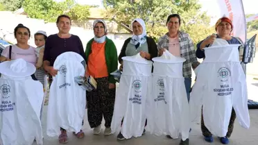 Muğla'da Arıcılara Destek Programı: 34 Arıcıya Maske ve Körük Dağıtıldı
