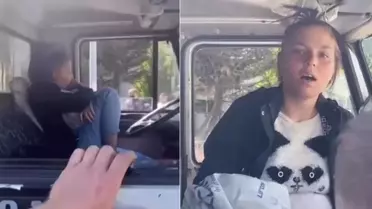Genç kız çaldığı kamyonla kaza yaptı! Yakalanınca dondu kaldı
