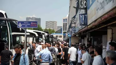 Kurban Bayramı'nda Otogarlarda Hareketlilik Başladı