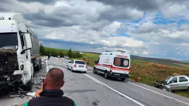 Nevşehir'de süt tankeri ile otomobil kafa kafaya çarpıştı! 2 kişi hayatını kaybetti