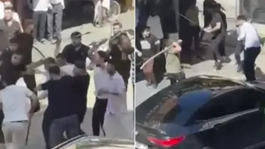 Şırnak'ta meydan savaşı gibi kavga! Polis biber gazıyla müdahale etti