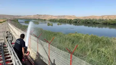 Cizre'de Anız Yangını Kontrol Altına Alındı