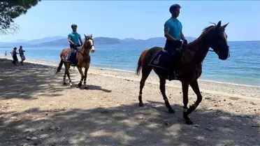 Dilek Yarımadası'nda Atlı Jandarma Göreve Başladı