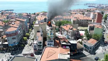 Tekirdağ'da Pastanede Yangın