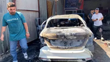 Düziçi'nde Oto Elektrik Dükkanında Yangın: 2 Araç Zarar Gördü
