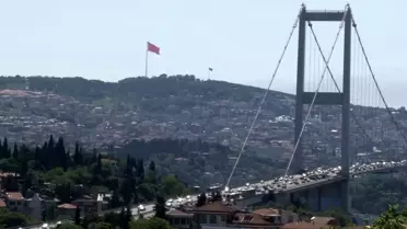 15 Temmuz Şehitler Köprüsü'nde bayram trafiği