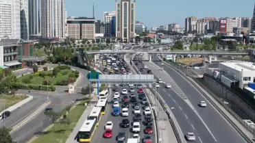 Kurban Bayramı'nda İstanbul'da Trafik Yoğunluğu