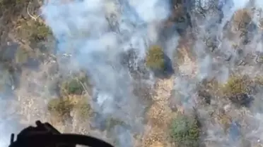 Foça'da Yangın Kontrol Altına Alındı